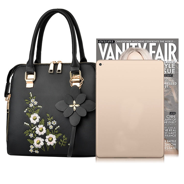 Fashion Flowers Embroidered Handbag Women  Bag