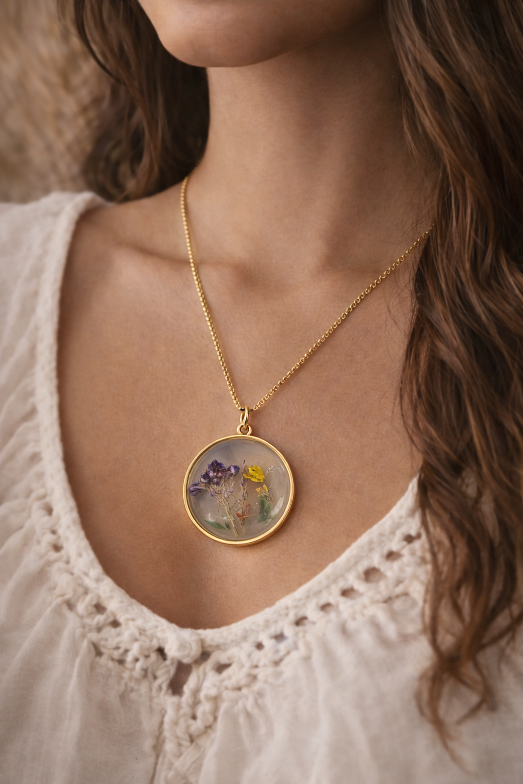 The Wildflower Keepsake Pendant