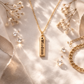 Wisdom Gold Bar Necklace