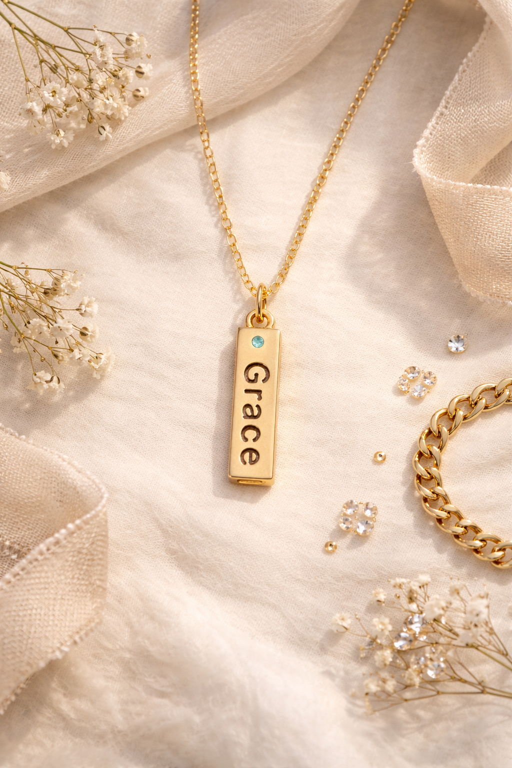 Grace Gold Bar Necklace