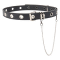 New Men And Women Metal Punk Chain Belt Chain Two-in-one Multi-purpose Hip Hop Dance Club Belt Belt
