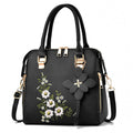 Fashion Flowers Embroidered Handbag Women  Bag